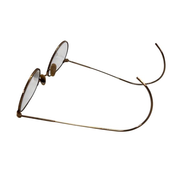 Artcraft Hibo Eyeglass Gold Metal Frame 1/10 12k GF 1957 Etched Filagree Case - Picture 7 of 16